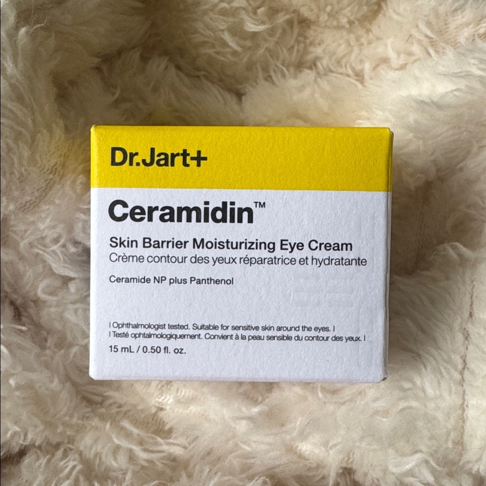 Dr. Jart Ceramidin Skin Barrier Eye Cream - Korean Skincare New in Unopened Box